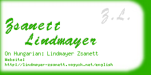 zsanett lindmayer business card